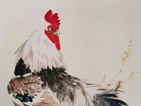 庄重典雅清爽传神花鸟画家褚宝君