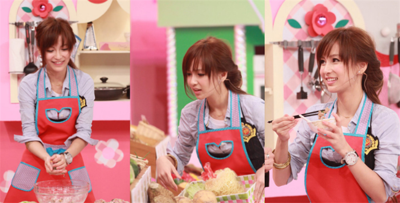 其实早在十几年前,他就曾经主持过tvb美食节目《美女厨房》,美女明星