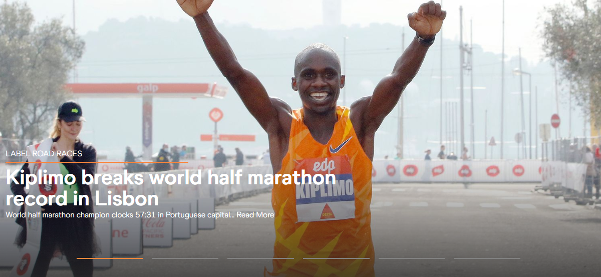 21岁小将破半马世界纪录曾获东京奥运会万米铜牌