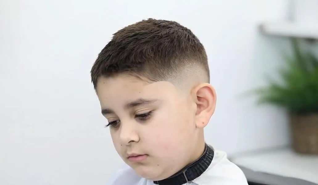 儿童发型渐变教程