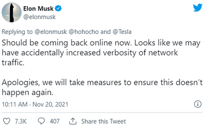 进不去了！特斯拉断网致车主被锁车外休闲区蓝鸢梦想 - Www.slyday.coM