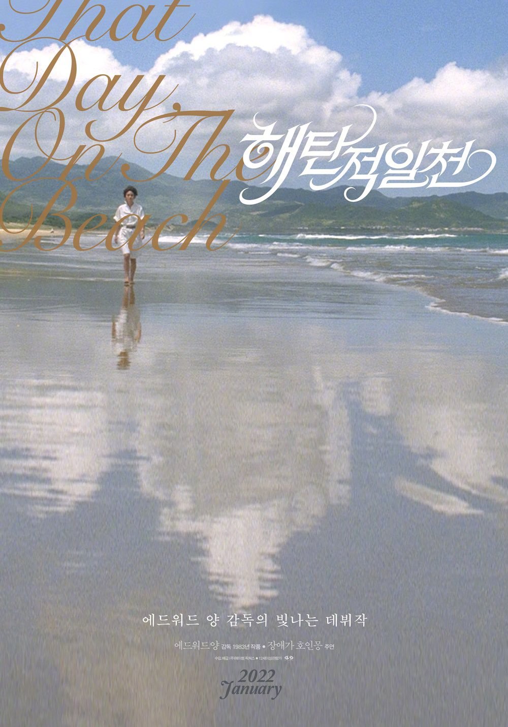 杨德昌导演处女作海滩的一天曝光新韩版海报