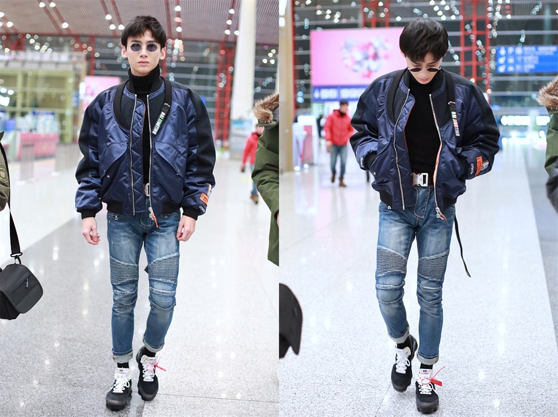 感觉白敬亭真是瘦过头了看着没啥肉但穿毛衣还挺好看像校草