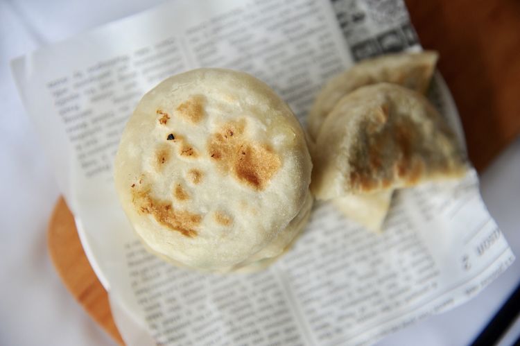 家常藕丁猪肉馅饼外皮软嫩馅料鲜香吃上就忘不了的味道