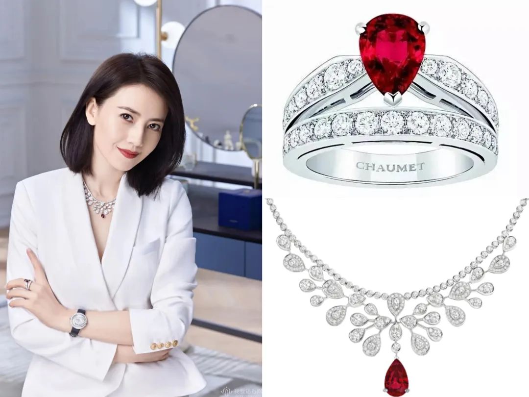 女王戴红宝石胸针露面彩宝之王为什么一颗能卖上亿
