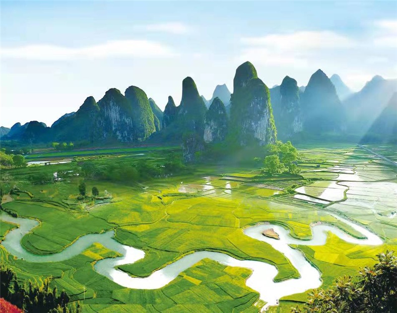 巴马命河景区 (央广网发 巴马瑶族自治县文化广电体育和旅游局供图)