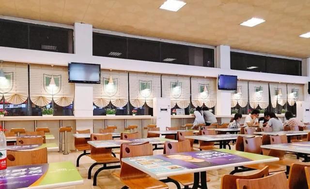 华北理工大学食堂照片图片