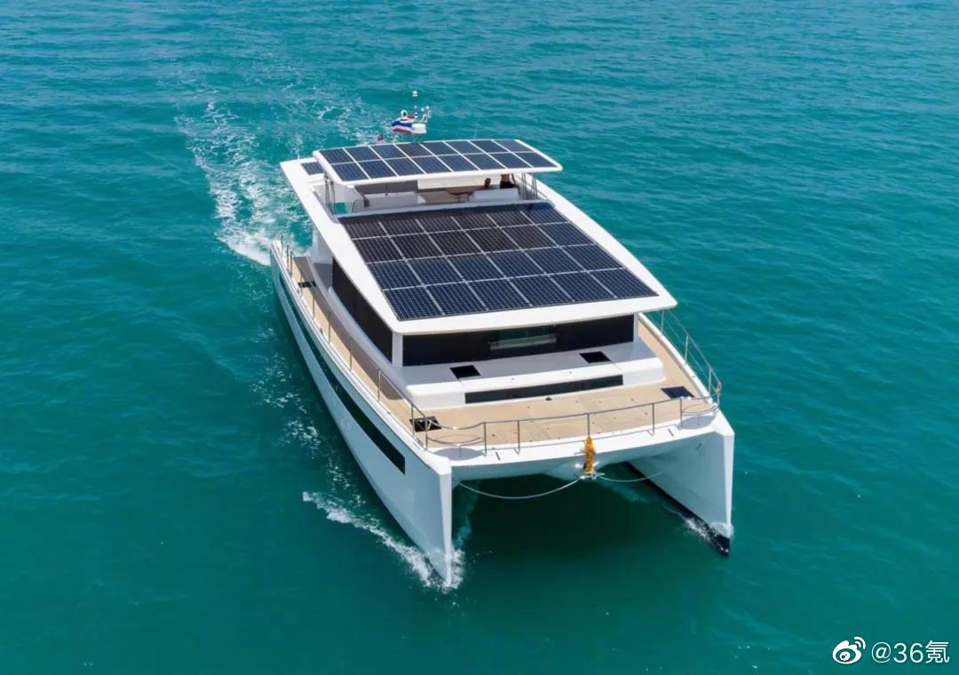 氪物库太阳能发电的游艇