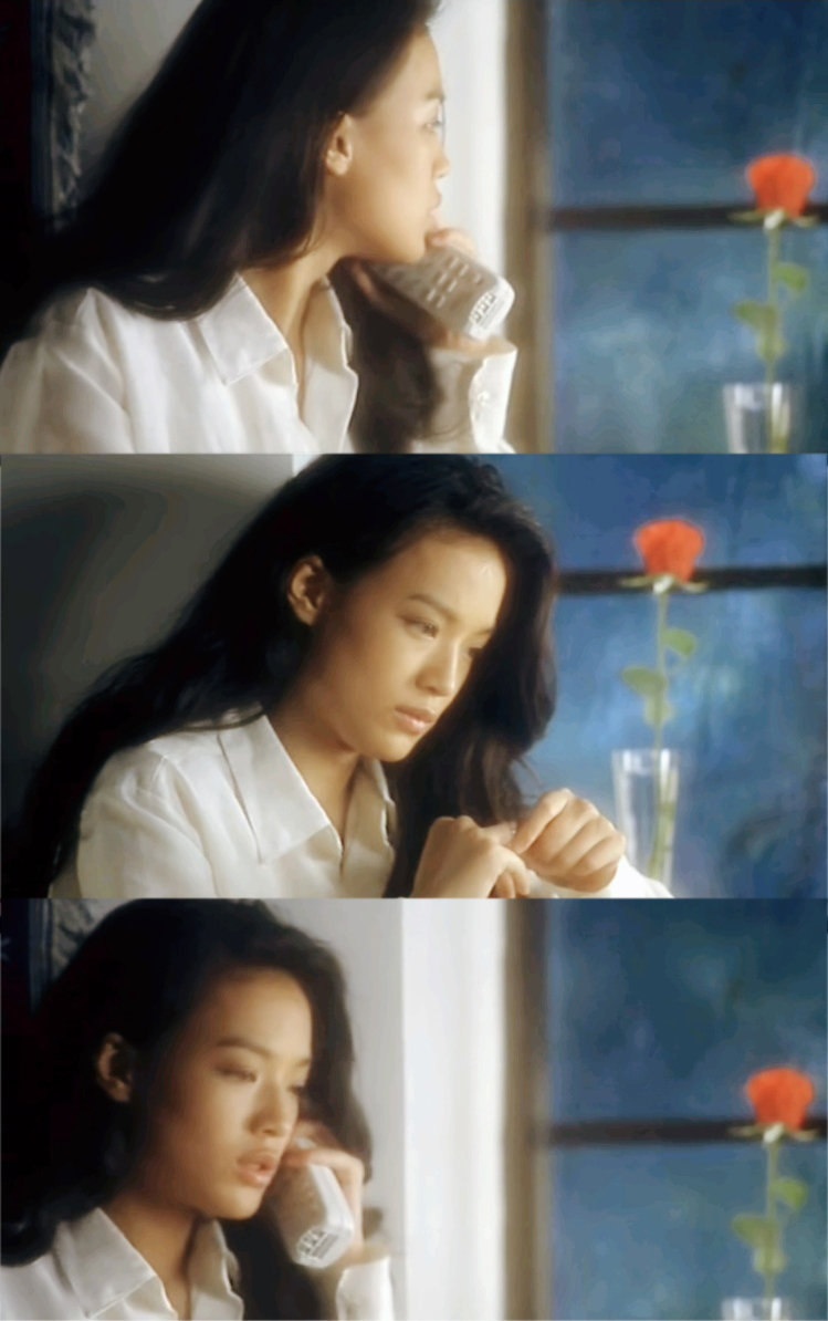 舒淇早期的少女模样