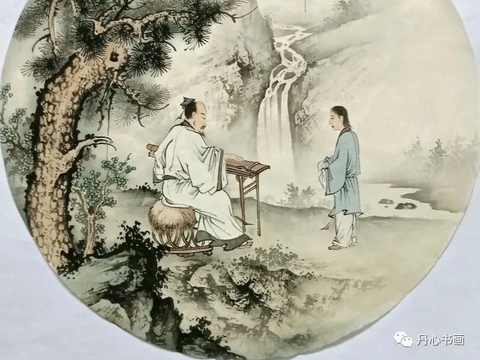 淡雅灵动清新自然仿古山水画家李显刚