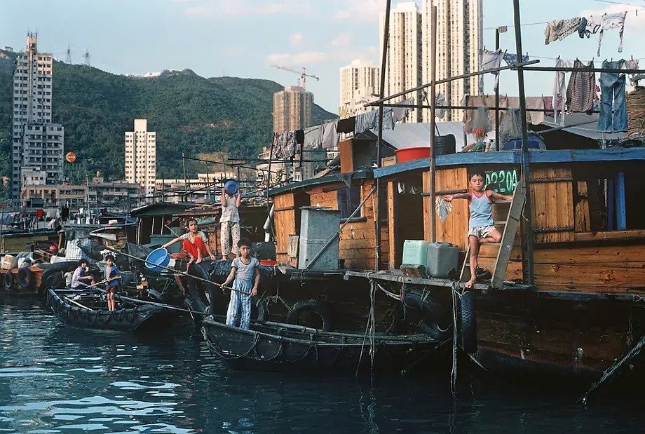 香港街头八十年代