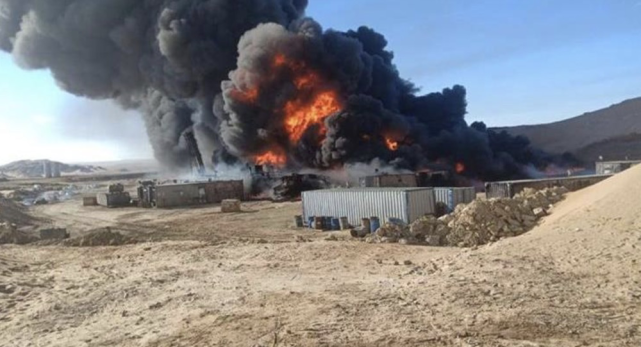 资料图 图源:国际在线沙特国防部表示,吉赞的石油产品分销站遭到也门