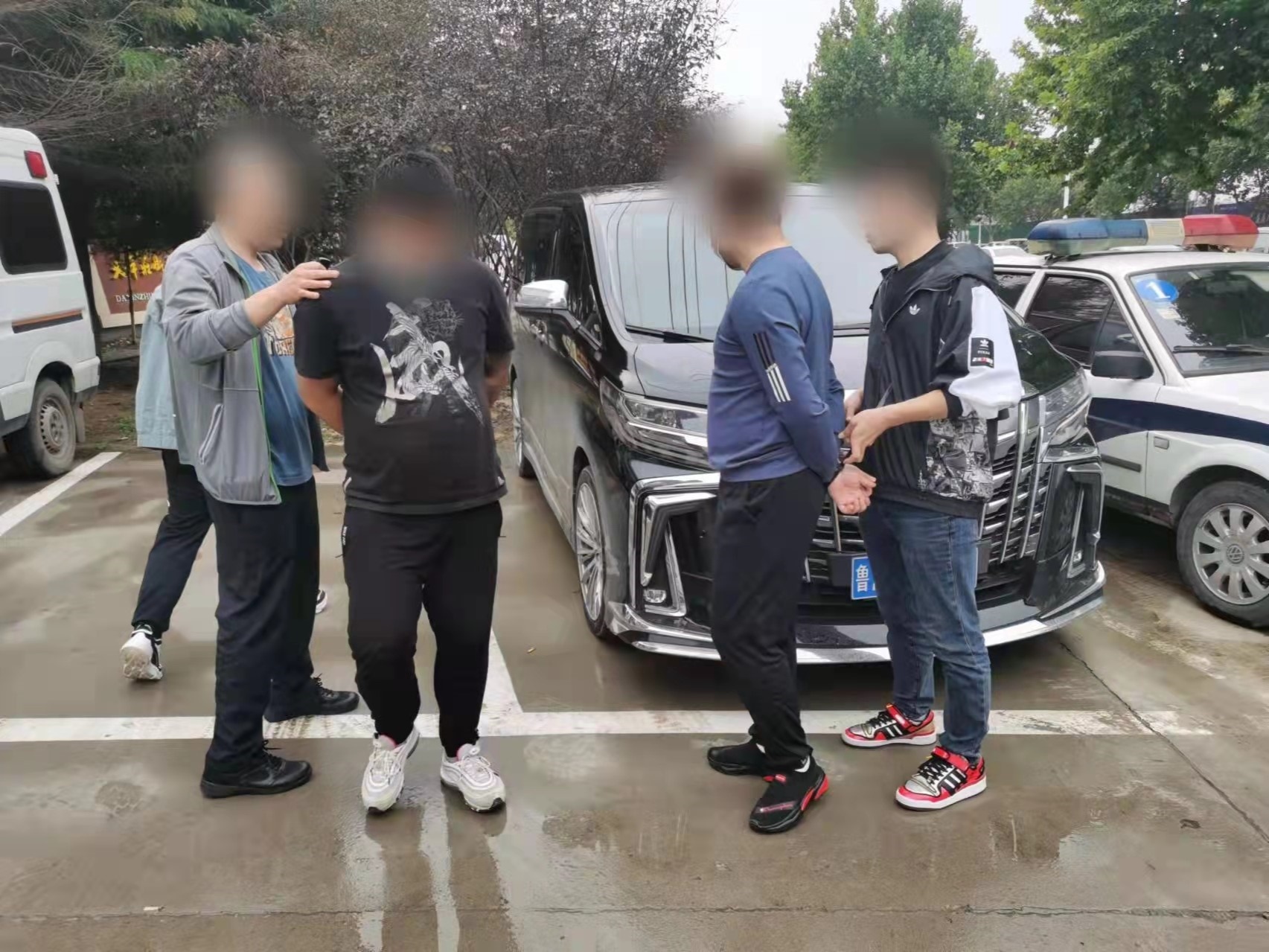 抓捕现场(央广网发 沈阳市公安局供图)