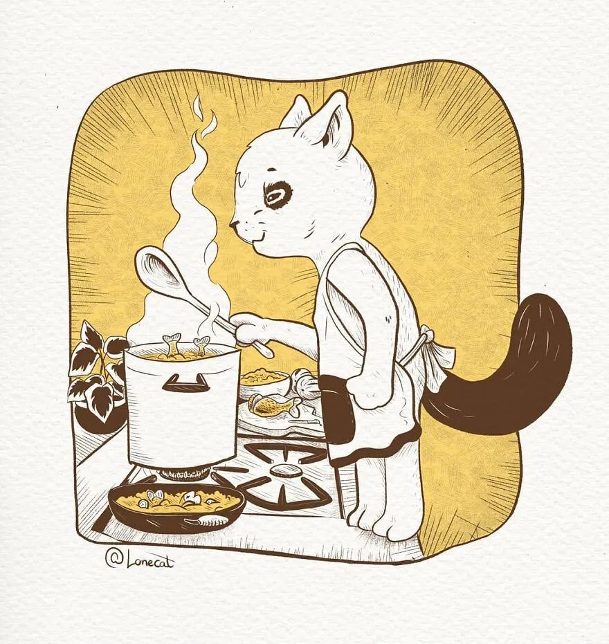 “社恐”艺术家画了一只独处的猫,引起网友共鸣:仿佛看到自己休闲区蓝鸢梦想 - Www.slyday.coM “社恐”艺术家画了一只独处的猫,引起网友共鸣:仿佛看到自己休闲区蓝鸢梦想 - Www.slyday.coM