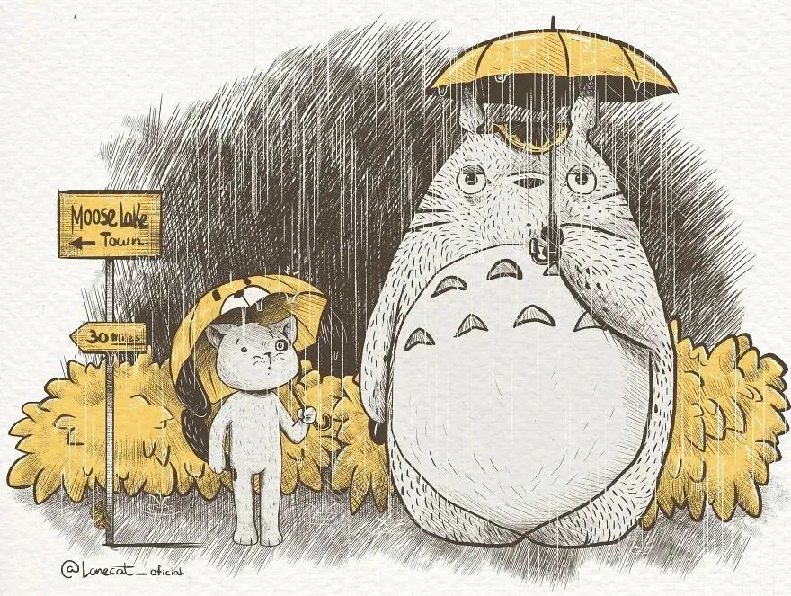 “社恐”艺术家画了一只独处的猫,引起网友共鸣:仿佛看到自己休闲区蓝鸢梦想 - Www.slyday.coM “社恐”艺术家画了一只独处的猫,引起网友共鸣:仿佛看到自己休闲区蓝鸢梦想 - Www.slyday.coM