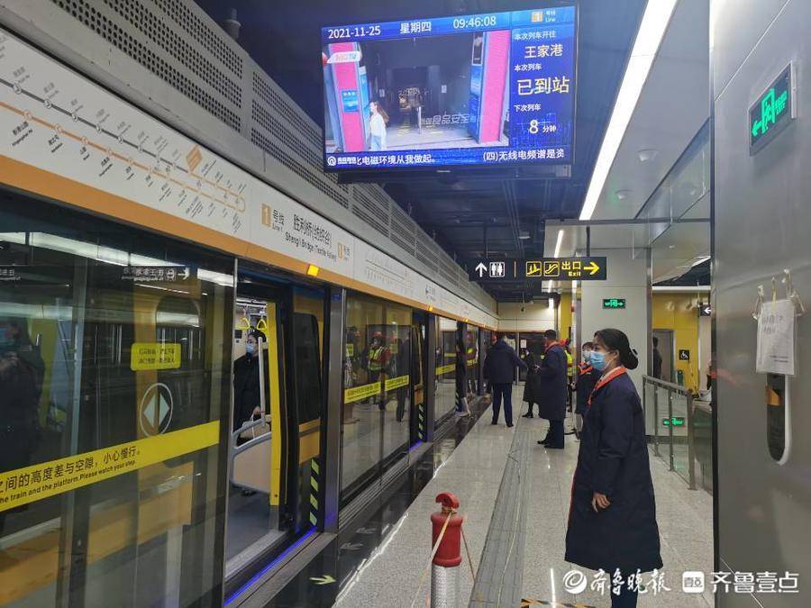 青岛地铁1号线南段试运行进入最后阶段记者探营特色车站