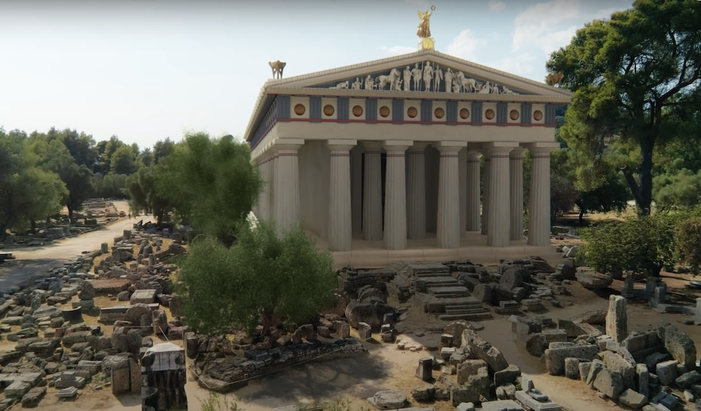 被还原的宙斯神殿&nbsp; &nbsp; &nbsp;&nbsp;&nbsp;视频截图