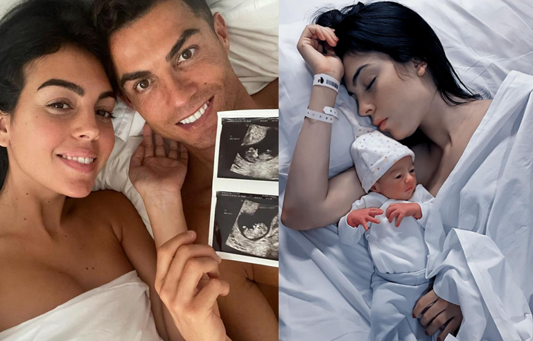 乔治娜近照曝光孕态明显怀胎4个月11岁迷你罗帮继母带娃