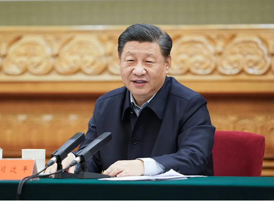 11月19日，习近平在北京出席第三次“一带一路”建设座谈会并发表重要讲话。新华社记者 申宏摄