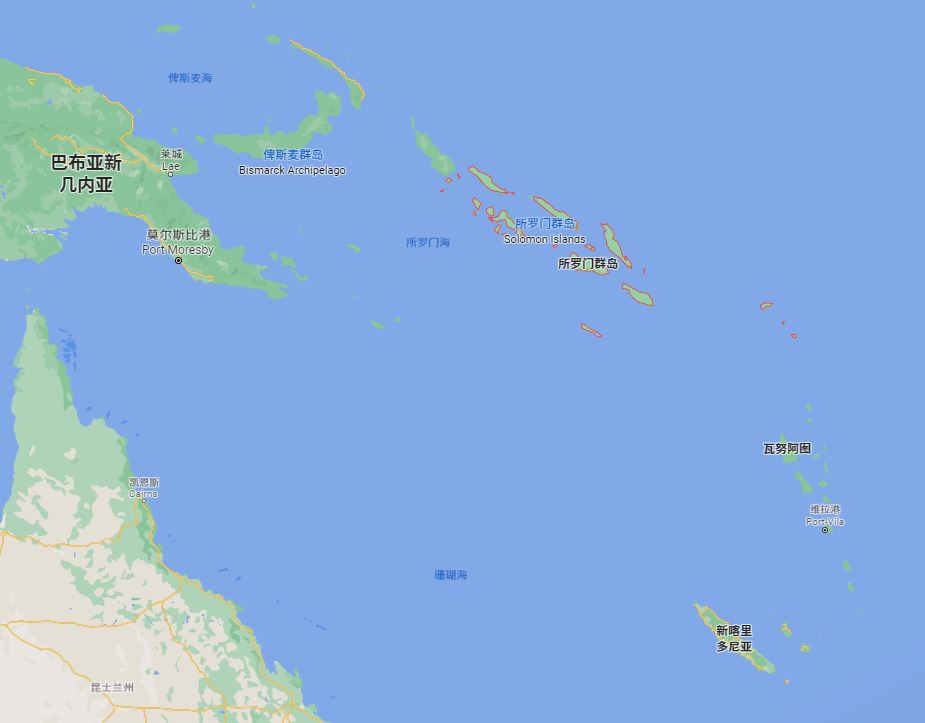 所罗门群岛总理与中国大陆建交令外部势力怂恿骚乱