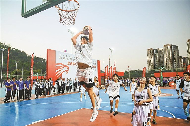 深圳男篮公益活动"加盟"校运会|深圳市|男篮|篮球_新浪新闻