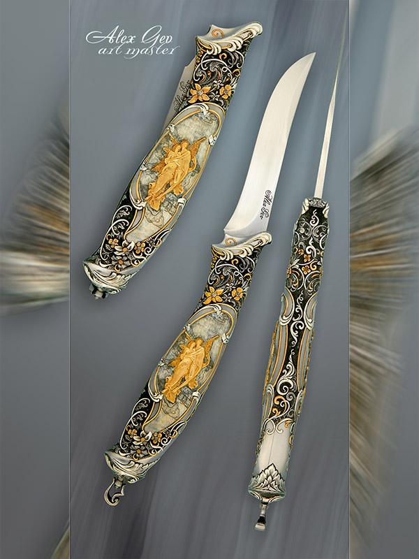 2021美国顶级艺术刀展上的中国元素禹大帝