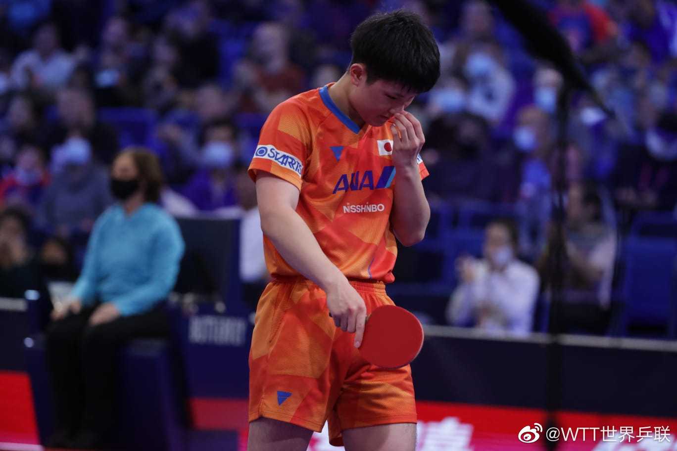张本智和黯然出局&#12290;