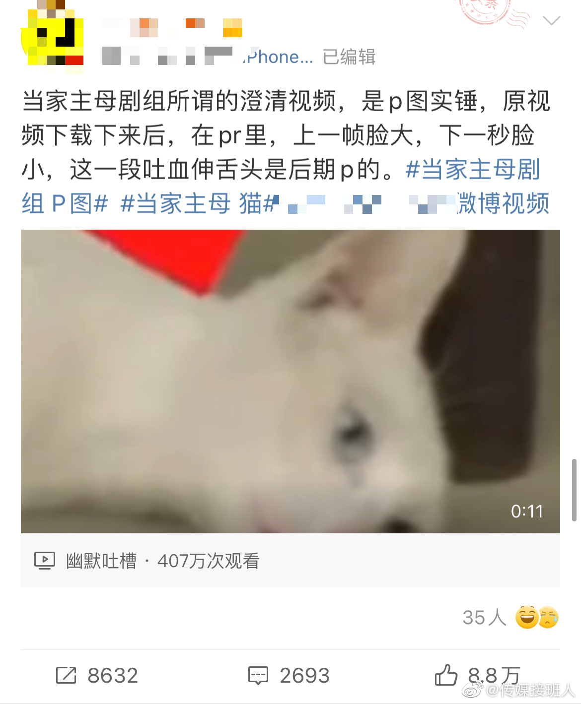 当家主母猫咪被毒死是第几集 白猫死亡是哪一集事件始末来龙去脉