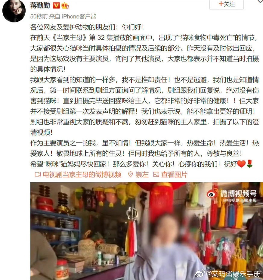 《当家主母》因猫咪被毒死画面逼真性……休闲区蓝鸢梦想 - Www.slyday.coM