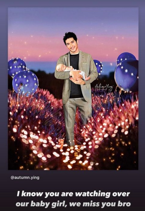 高以翔离世2周年粉丝到事发地献鲜花毛加恩发卡通照悼念兄弟