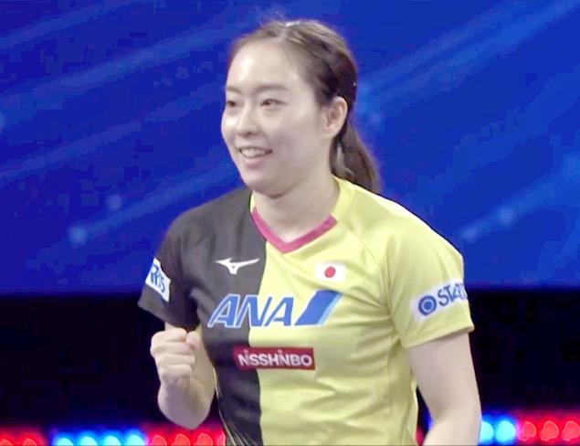 日本世界冠军大获全胜 石川佳纯4 0横扫对手 率先晋级女单8强 石川佳纯 日本 斯佐科斯 新浪新闻