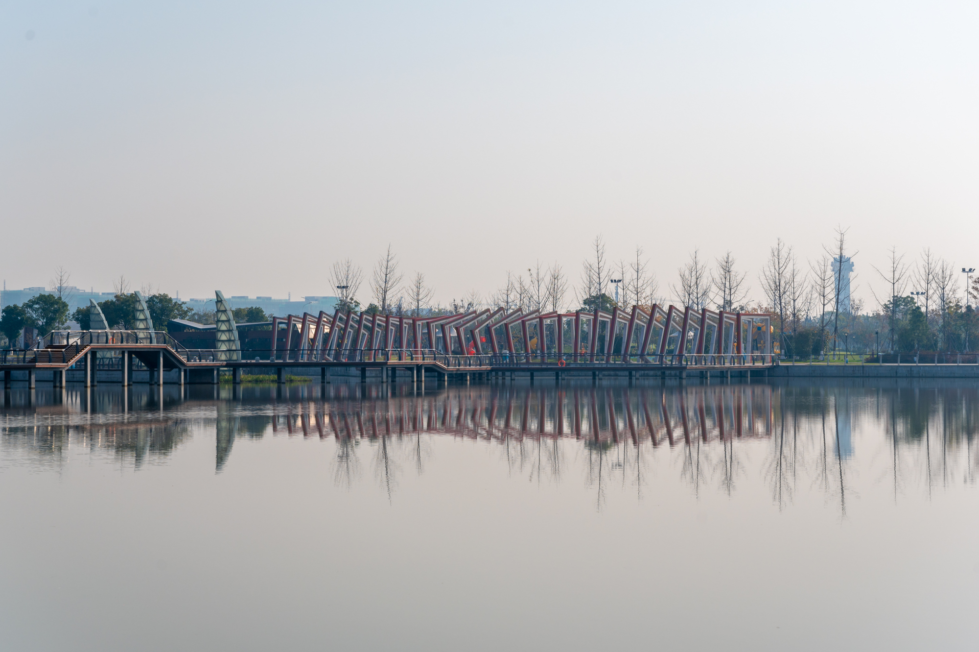 海盐梦湖公园距海边仅1公里的免费公园周末休闲游打卡好去处