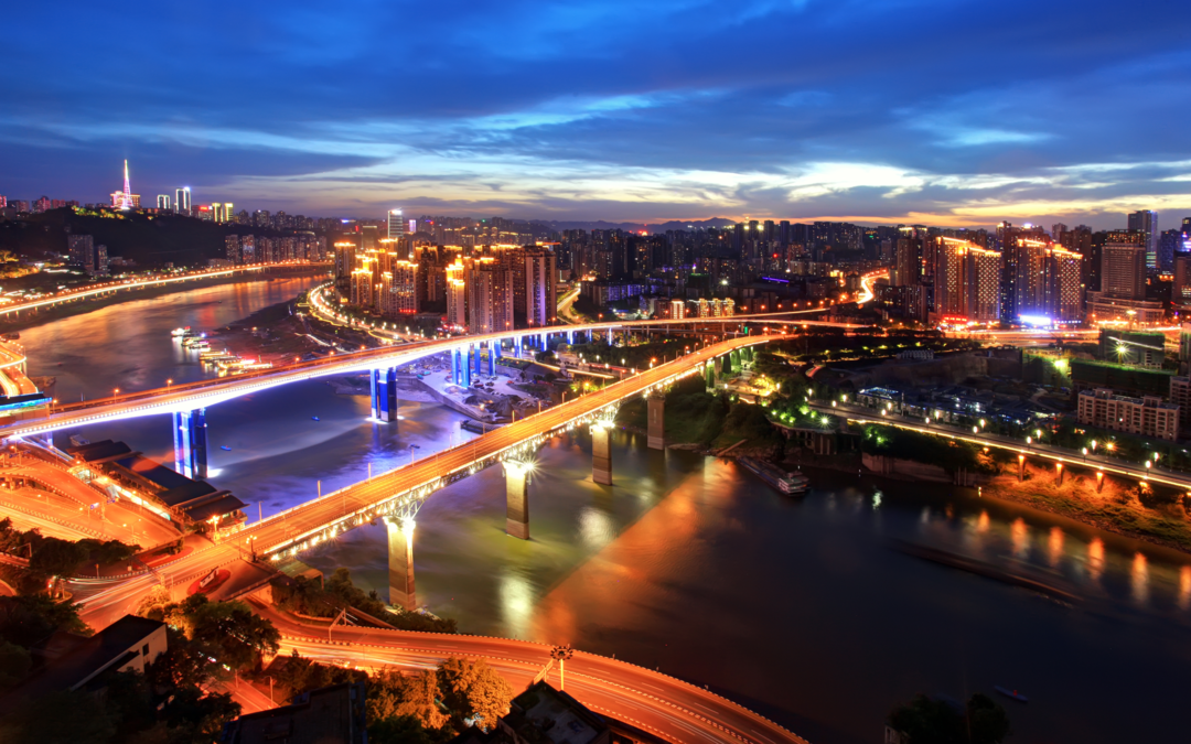 牛角沱嘉陵江大桥&nbsp; 张坤琨 摄