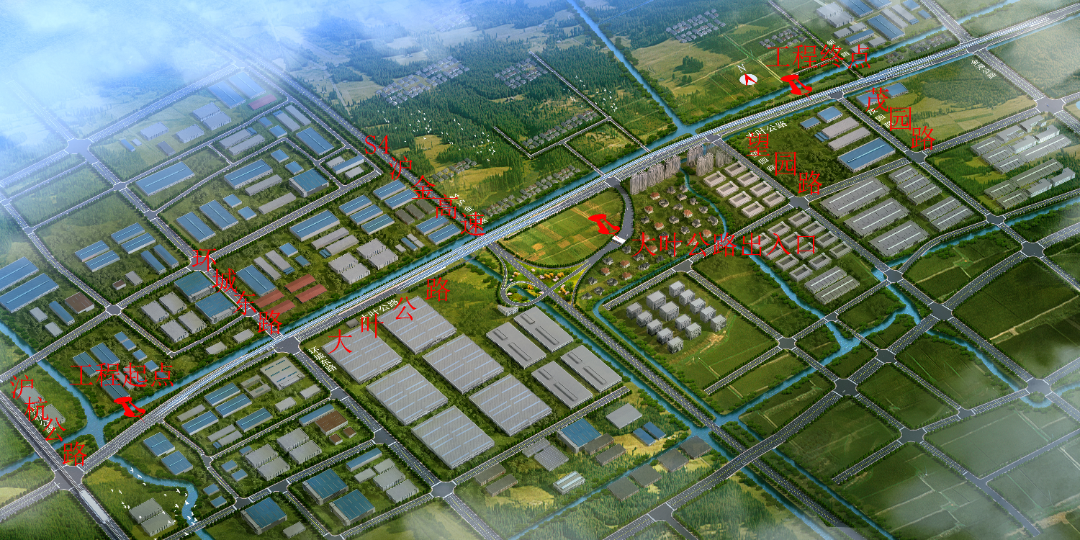 提示奉贤区首条高架桥大叶公路城区段高架桥正式开启预制拼装施工