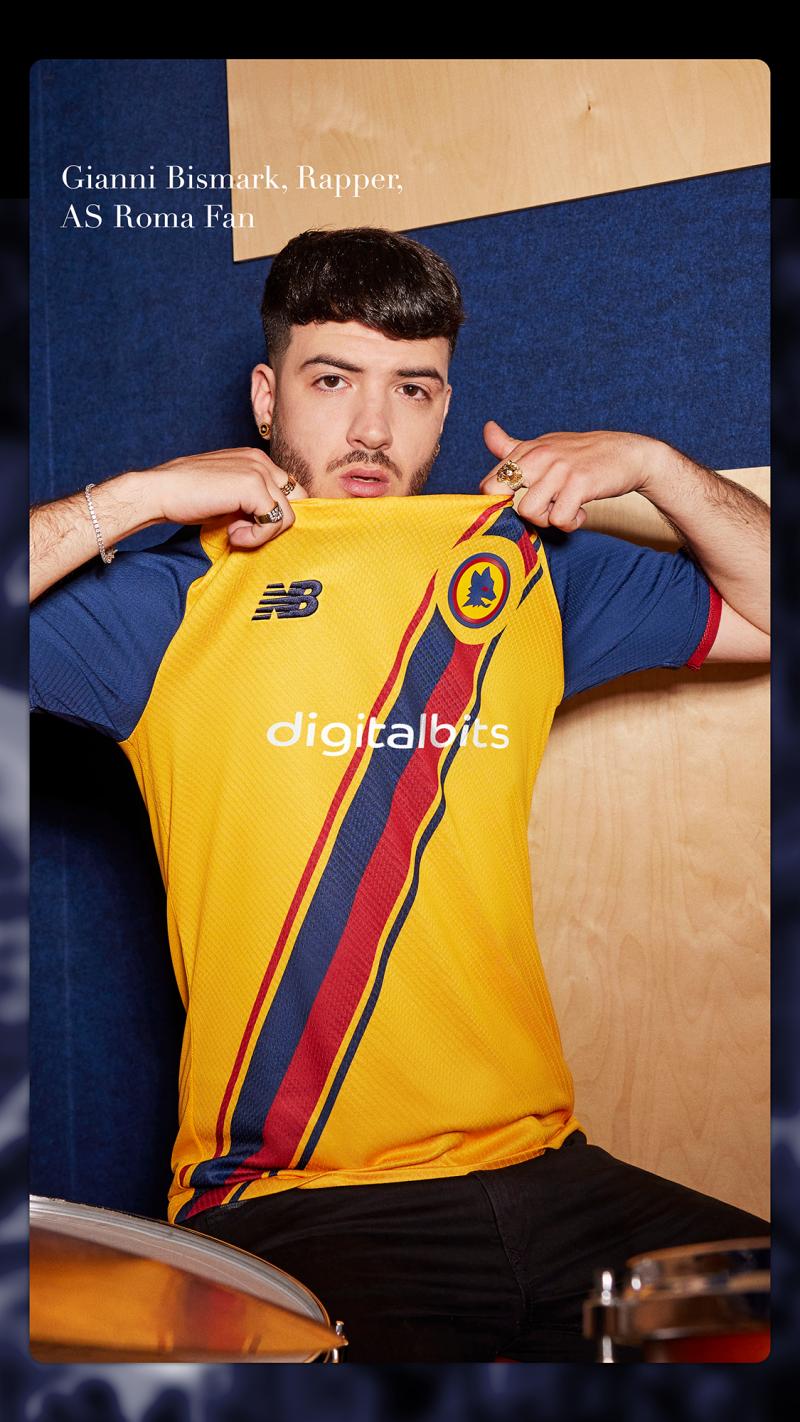 续写传奇newbalance正式推出意甲罗马足球俱乐部新赛季第二客场球衣