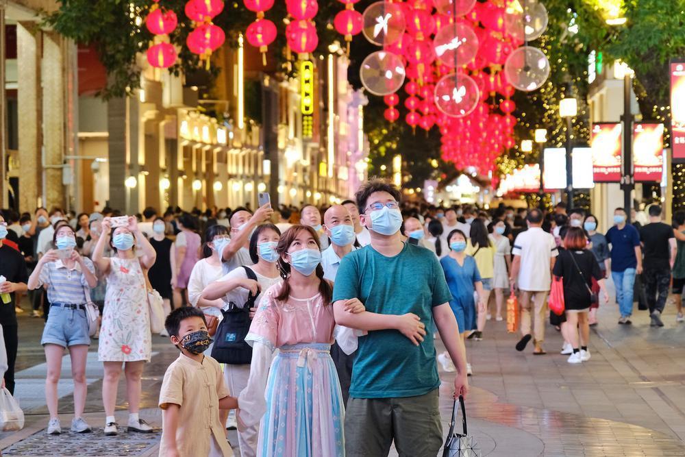 广州海珠广场逛街购物图片