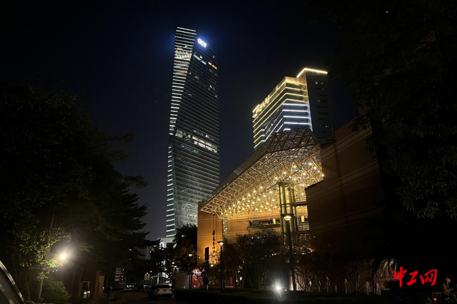 　　图为深圳的夜晚。中工网 王天玥摄