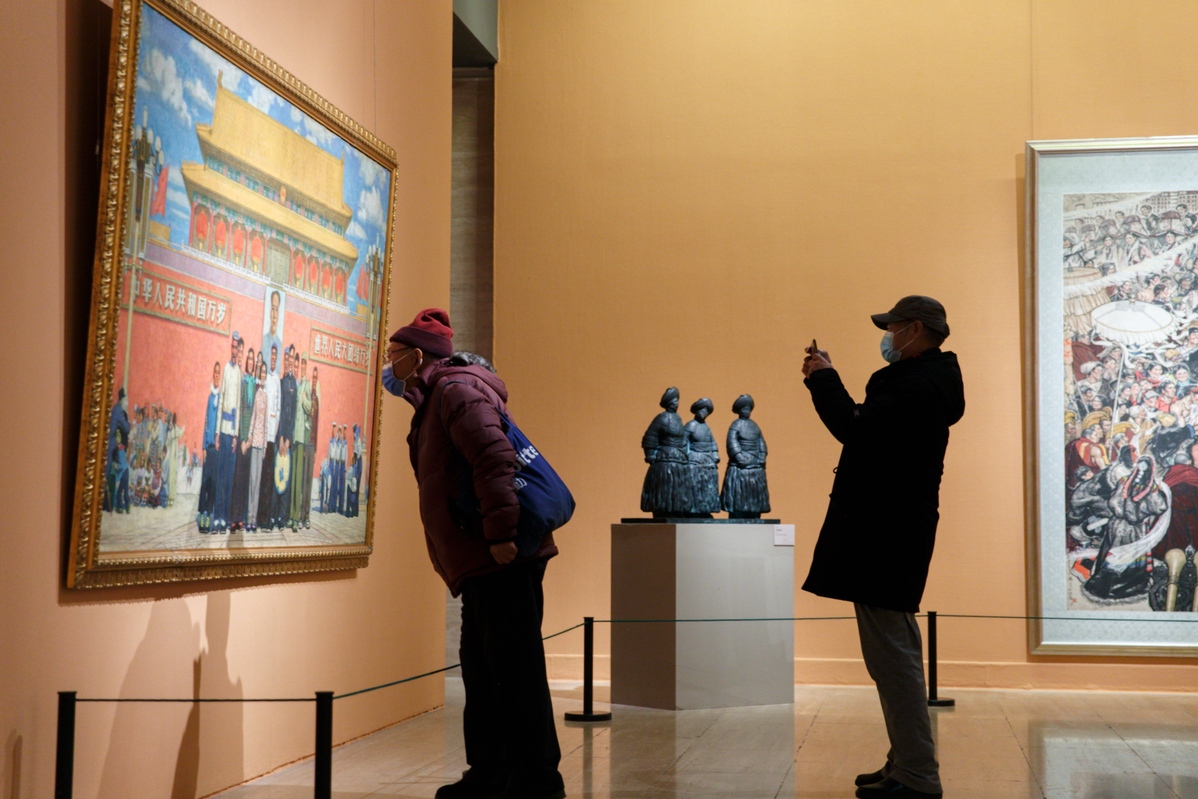 中国美术馆2021新年大展举行