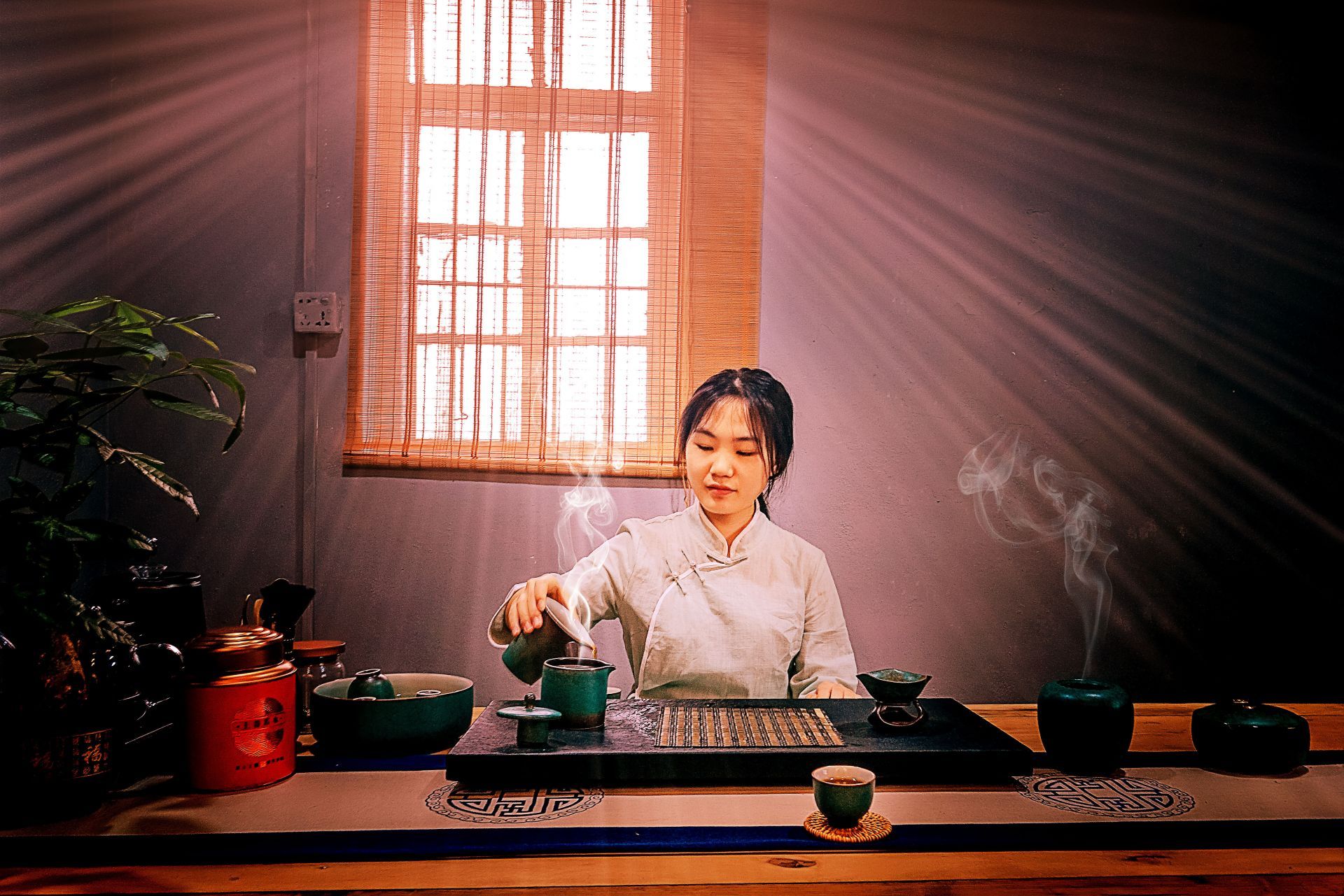 体验奇妙茶文化光明街道迳口社区亮出一家光明堂