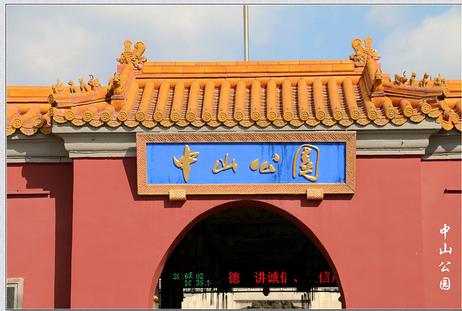 卢明专栏驻足中山公园