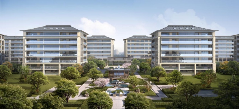 (项目效果图,绿城·湖畔雲庐供图,央广网发)