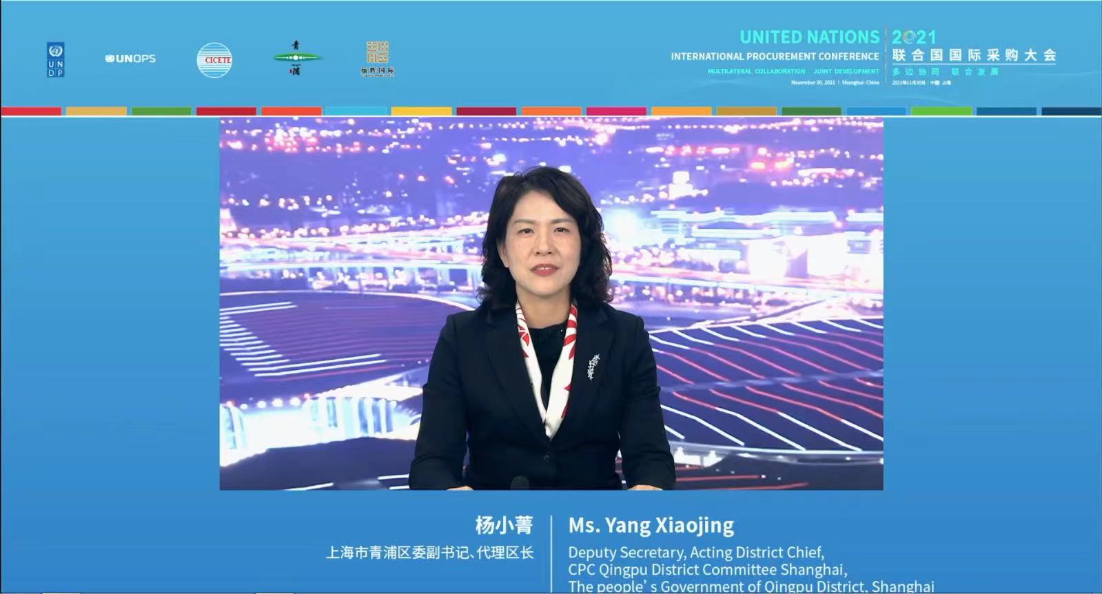 帮企业驶入联合国公共采购的“快速通道”，2021年联合国国际采购大会在青浦区徐泾镇举办休闲区蓝鸢梦想 - Www.slyday.coM