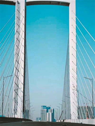 有望春节前主线通车的番海大桥.