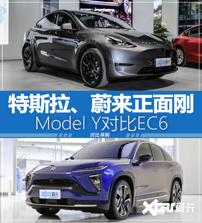 宿命之战 特斯拉Mod<em>el</em> Y对比蔚来 <em>EC</em>6