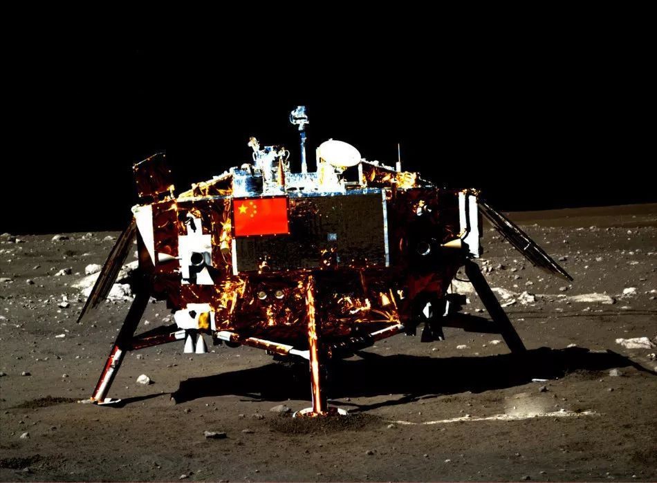 嫦娥三号月球着陆器。