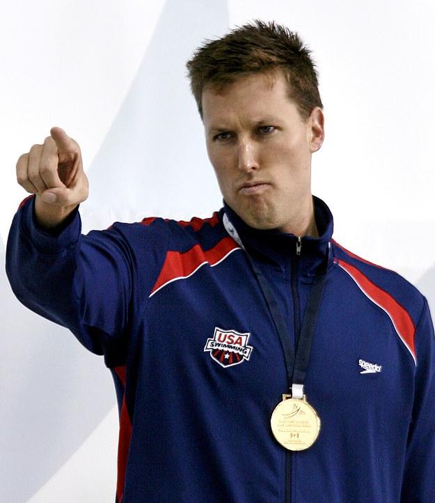 克莱特·凯勒,美国游泳名将,参加过三届奥运会,曾经是迈克尔·菲利普