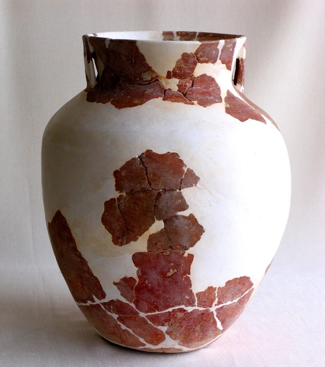 上山遗址陶双耳罐