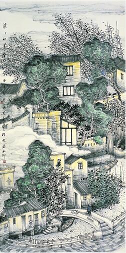 水乡题材作品广州展出,引岭南山水现状破局探讨