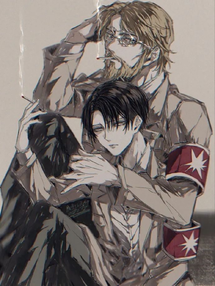 这组巨人画风太绝了有种全员和兵长组cp的感觉