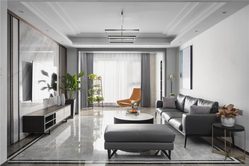 现代风格五居室装修案例188平米的房子装修多少钱